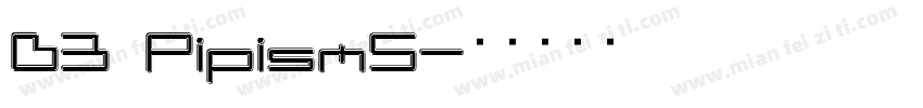 D3 PipismS字体转换